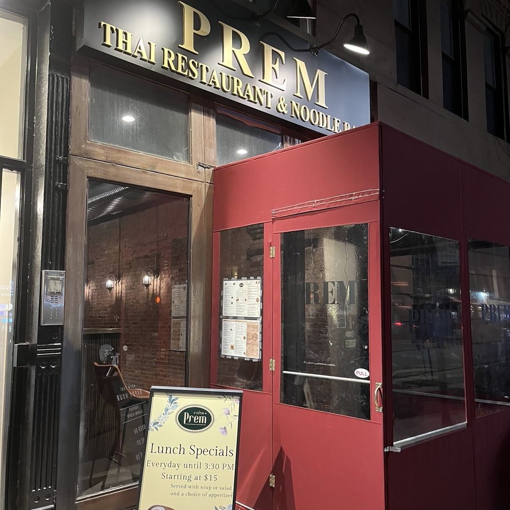 Prem Thai Restaurant and Noodle Bar - Storefront - Thai Near Me - Brooklyn, New York Prem Thai Restaurant and Noodle Bar - Storefront - Thai Near Me - Brooklyn, New York