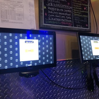 Ramen 369 - The kiosk tablet. A bit tricky So check the tabs at top And don't miss clicking arrow at bottom right to add to cart - Ramen Near Me - Delray Beach, Florida Ramen 369 - The kiosk tablet. A bit tricky So check the tabs at top And don't miss clicking arrow at bottom right to add to cart - Ramen Near Me - Delray Beach, Florida