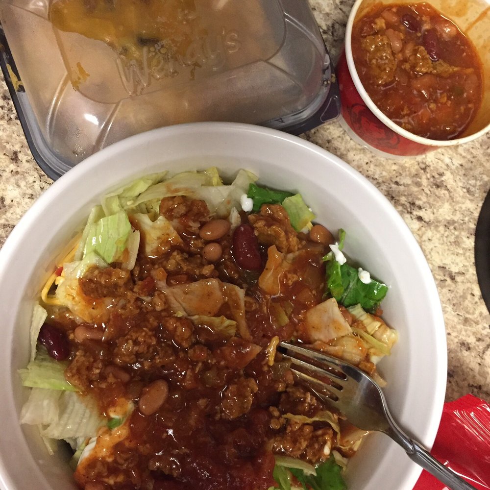 Wendy's - Taco Salad Medium!!! It was a lot already for a medium!!! - Fast Food Near Me - Ann Arbor, Michigan
