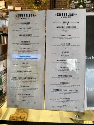 Menu photo 6 Sweetleaf Coffee Brooklyn, NY Menu photo 6 Sweetleaf Coffee Brooklyn, NY