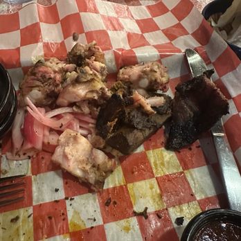 Famous Dave's Bar-B-Que - Fat gristle and burnt piece - Barbeque Near Me - Novi, Michigan Famous Dave's Bar-B-Que - Fat gristle and burnt piece - Barbeque Near Me - Novi, Michigan