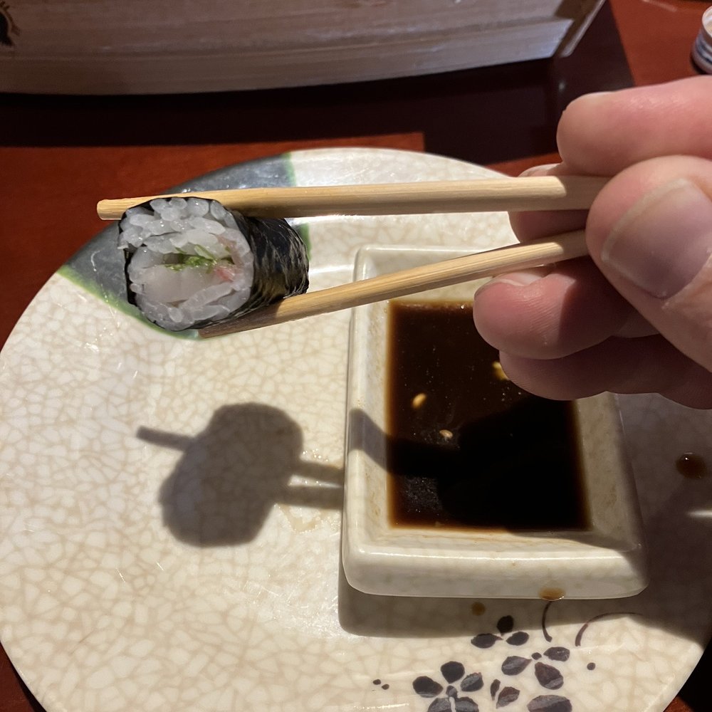 Red Ginger - Smallest Yellowtail Roll --- Mini sushi - Sushi Bars Near Me - Denver, Colorado Red Ginger - Smallest Yellowtail Roll --- Mini sushi - Sushi Bars Near Me - Denver, Colorado