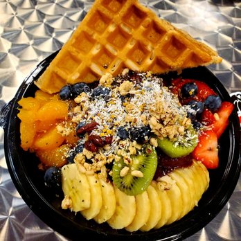 Waffle and Berry - Acai Bowl Medium $12. - Waffles Near Me - Honolulu, Hawaii Waffle and Berry - Acai Bowl Medium $12. - Waffles Near Me - Honolulu, Hawaii