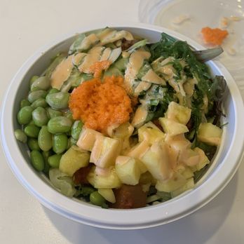 Poke Ichii - Ichii Bomb Bowl with greens - Poke Near Me - Sacramento, California