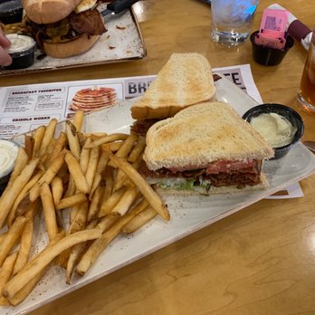 Barley's Brewing - BLT Sandwich with fries - Breweries Near Me - Henderson, Nevada Barley's Brewing - BLT Sandwich with fries - Breweries Near Me - Henderson, Nevada