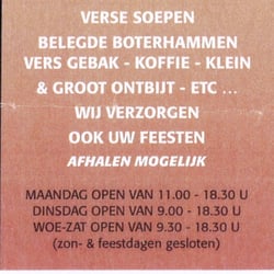 De Soeperie - visitekaartje