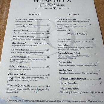 Peter Ott's on the Water - Seafood Near Me - Camden, Maine Peter Ott's on the Water - Seafood Near Me - Camden, Maine