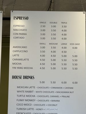 Menu photo 1 Sidewinder Coffee Cincinnati, OH