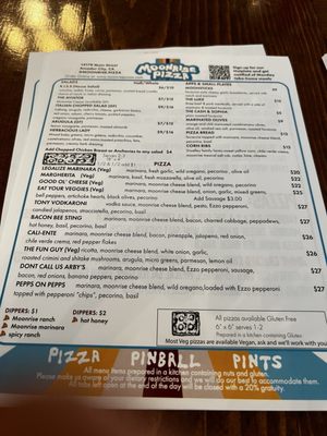 Menu photo 3 Moonrise Pizza Amador City, CA