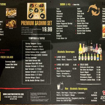 Sake 2 Me Sushi - menu - Sushi Bars Near Me - Cerritos, California Sake 2 Me Sushi - menu - Sushi Bars Near Me - Cerritos, California