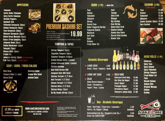 Menu photo 6 Sake 2 Me Sushi Cerritos, CA Menu photo 6 Sake 2 Me Sushi Cerritos, CA