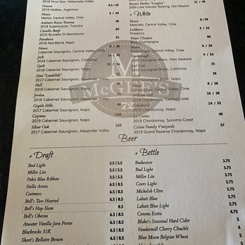 McGee's 72 - Drink menu - American Near Me - Williamsburg, Michigan McGee's 72 - Drink menu - American Near Me - Williamsburg, Michigan