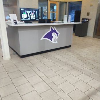 Lowry Center at Kenyon College - Entering the Lowry Center with the Kenyon Owls logo - Swimming Pools Near Me - Gambier, Ohio