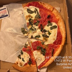 The silica packet on the top slice