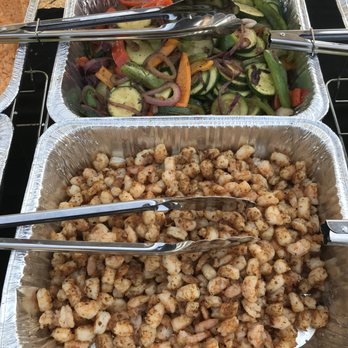 Zeke’s Taco Catering - Grilled Veggies (top), Grilled Shrimp (bottom) - Caterers Near Me Zeke’s Taco Catering - Grilled Veggies (top), Grilled Shrimp (bottom) - Caterers Near Me