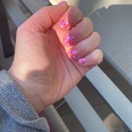 Colorful polka dots, inspired by gum balls, love it!