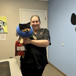 Lyndon Animal Clinic - Amy and Sugar Bear
