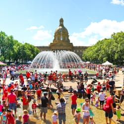 Legislative Assembly of Alberta - Happy Canada at the Leg