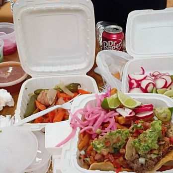 Taco Boy - Omg what didn't we have? Burritos asada and pastor! Tacos the same! A torta pastor and French fries!  try this spot ASAP! - Mexican Near Me - Bell, California