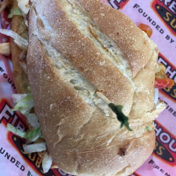 Firehouse Subs - Half a medium spicy Cajun chicken on white - Sandwiches Near Me - Orlando, Florida