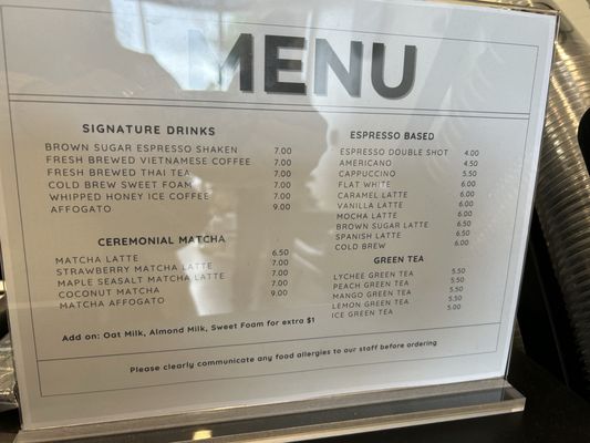 Menu photo 3 OnMe Cafe Ontario, CA
