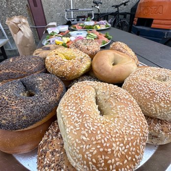 Boichik Bagels Factory - Bagel & Spread Party Platter - Bagels Near Me - Berkeley, California Boichik Bagels Factory - Bagel & Spread Party Platter - Bagels Near Me - Berkeley, California