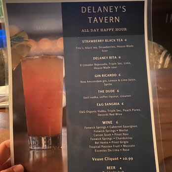 Delaney's Tavern - Happy hour menu - New American Near Me - Orlando, Florida