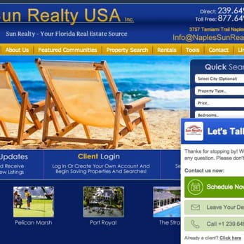 Sun Realty - Sun Realty USA, Inc lets talk about real estate. You can set up a time for a Sun Realty USA, Inc REALTOR to help you buy or s... - Real Estate Services Near Me - Naples, Florida Sun Realty - Sun Realty USA, Inc lets talk about real estate. You can set up a time for a Sun Realty USA, Inc REALTOR to help you buy or s... - Real Estate Services Near Me - Naples, Florida