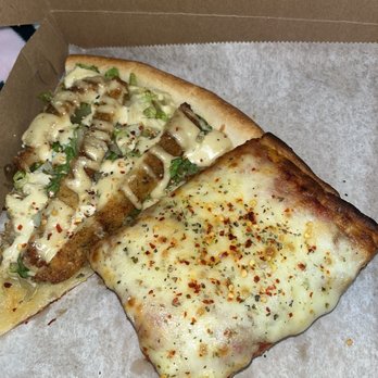 Vincenzo's Pizza - Caesar salad slice and cheese - Pizza Near Me - Fresh Meadows, New York Vincenzo's Pizza - Caesar salad slice and cheese - Pizza Near Me - Fresh Meadows, New York
