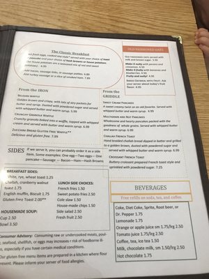 Menu photo 6 Six Chicks Scratch Kitchen South Haven, MI