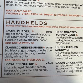 The Local - Menu - New American Near Me - Wellesley Hills, Massachusetts