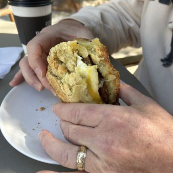 Black Bear Bread - Sausage Egg & cheddar biscuit - Bakeries Near Me - Santa Rosa Beach, Florida