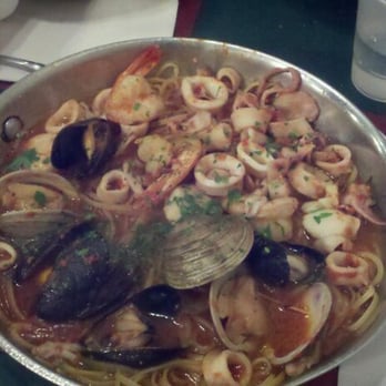 The Daily Catch - Seafood Pasta with red sauce (not on menu) - Italian Near Me - Boston, Massachusetts