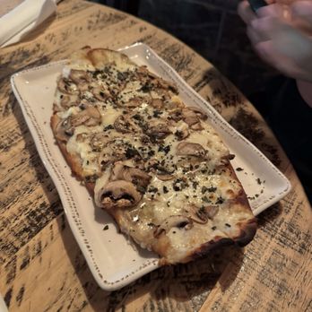 Oakside - Mushroom Truffle Flatbread - Seafood Near Me - Big Bear Lake, California Oakside - Mushroom Truffle Flatbread - Seafood Near Me - Big Bear Lake, California