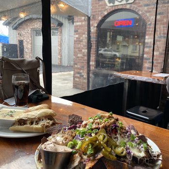 Daft Badger Brewing - Pulled pork nachos, Cuban (special) with corn chowder - Sandwiches Near Me - Coeur D'alene, Idaho Daft Badger Brewing - Pulled pork nachos, Cuban (special) with corn chowder - Sandwiches Near Me - Coeur D'alene, Idaho