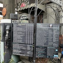 The Filling Station - Menu