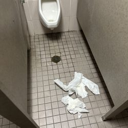 Bathroom cleaning neglected