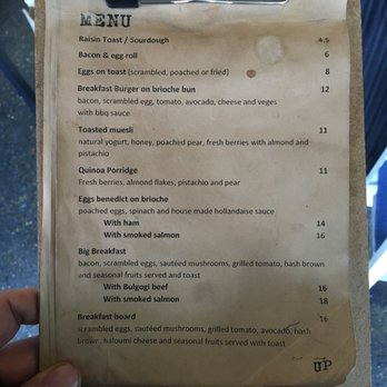 Urban Piccolo - Menu page 1 - Cafes Near Me - Redfern, NSW