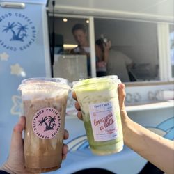 Driftwood Coffee - Specialty drinks: The Driftwood and Monkey Matcha