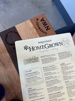 Menu photo 6 HomeGrown - Springdale Springdale, AR