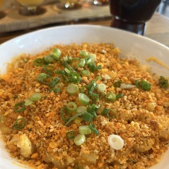 Birdhouse Brewing Company - Creamy Mac and Cheese with crunchy Cheeto topping - Breweries Near Me - Honeoye, New York Birdhouse Brewing Company - Creamy Mac and Cheese with crunchy Cheeto topping - Breweries Near Me - Honeoye, New York
