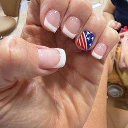 Liberty Nails & Spa - JULY 4th fun-  love Tap gel !