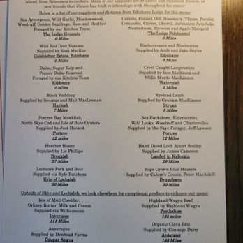 Edinbane Lodge - Where the food comes from - Seafood Near Me - Edinbane, HLD Edinbane Lodge - Where the food comes from - Seafood Near Me - Edinbane, HLD