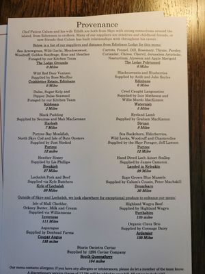 Menu photo 2 Edinbane Lodge Edinbane, HLD Menu photo 2 Edinbane Lodge Edinbane, HLD