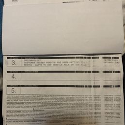Proof of the start date, estimate of repairs.