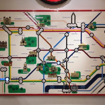 The LEGO Store - Underground map that lights up - Toy Stores Near Me - London, XGL The LEGO Store - Underground map that lights up - Toy Stores Near Me - London, XGL