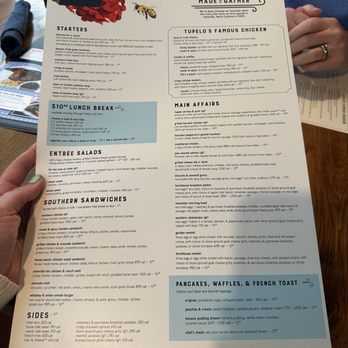 Tupelo Honey - Menu. - American Near Me - Knoxville, Tennessee Tupelo Honey - Menu. - American Near Me - Knoxville, Tennessee