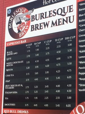 Menu photo 3 Burlesque Brew Coffee Kennewick, WA Menu photo 3 Burlesque Brew Coffee Kennewick, WA