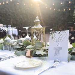 Heidi's Floral design - Table setting