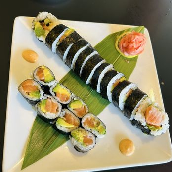 Wasabi Urbandale - Salmon avocado roll, shrimp tempura roll, and sweet potato roll. - Sushi Bars Near Me - Urbandale, Iowa